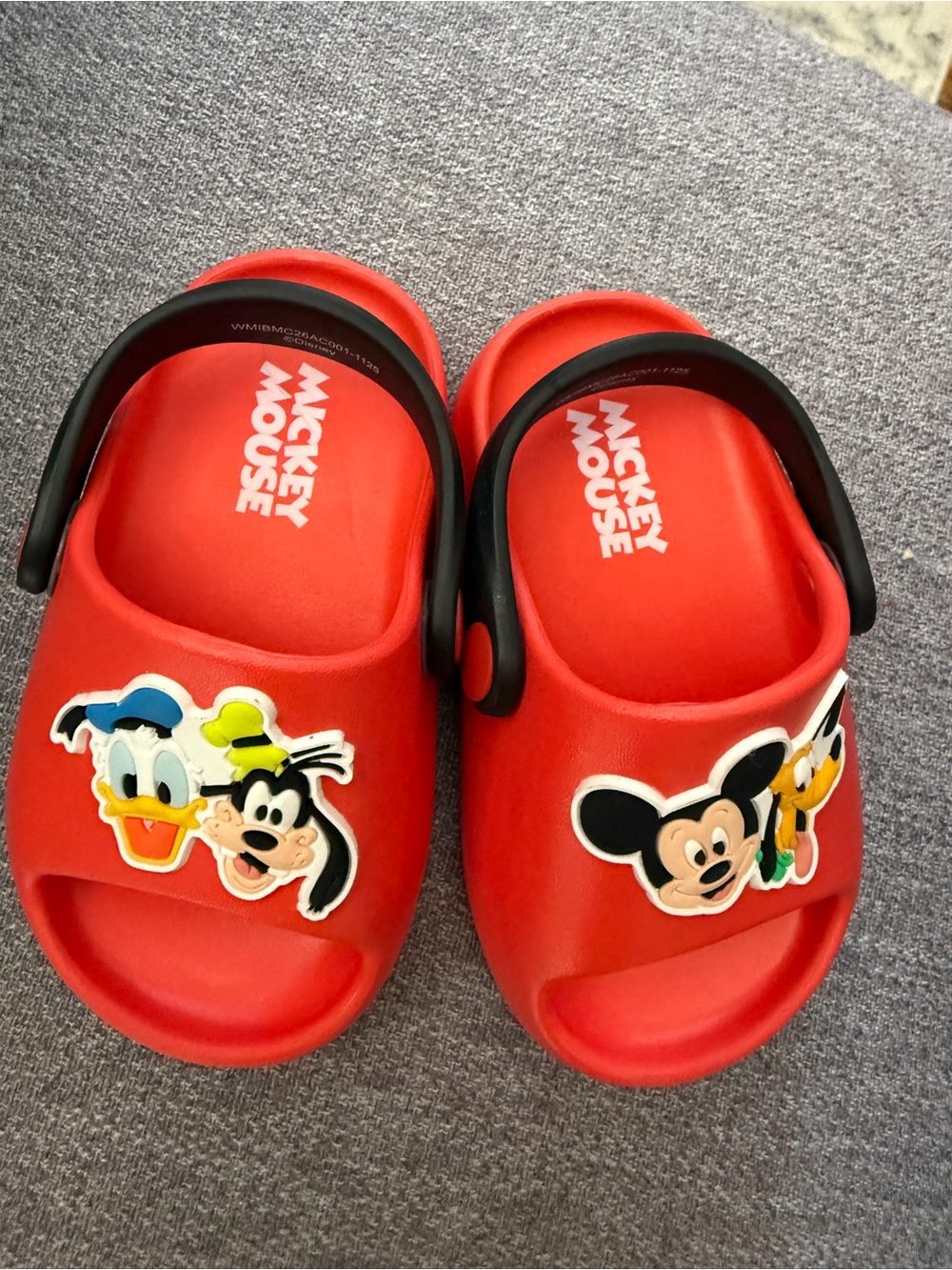 NWOT Mickey Mouse Baby Slide Sandals - Picture 2 of 8